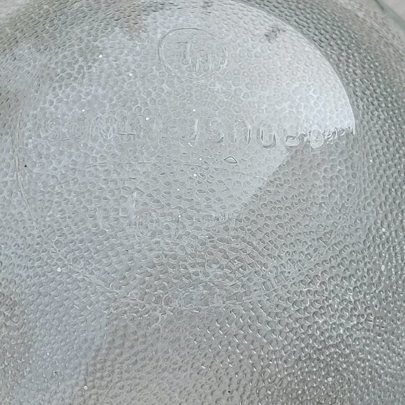 VINTAGE Crouse Hinds Glass Lighting Globe #1610 Threaded Cover - Picture 5 of 8